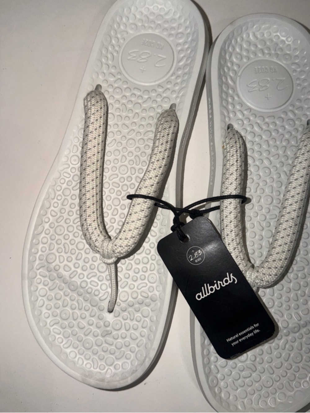 allbirds White Rope-Strap Flip Flops